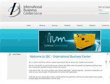 Tablet Screenshot of ibc-power.com
